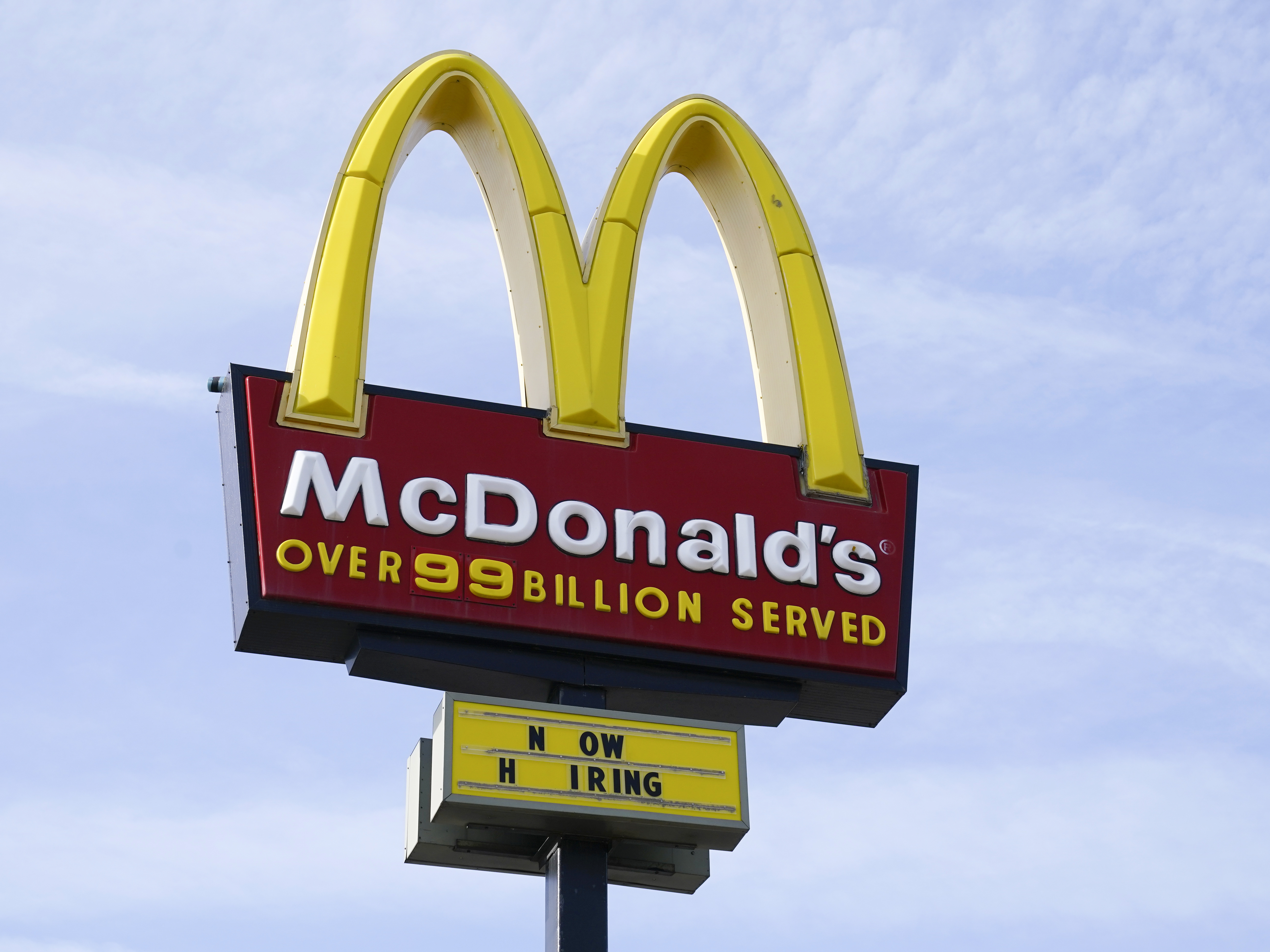caption: McDonald's says it is temporarily closing all of its 850 restaurants in Russia in response to the invasion of Ukraine.