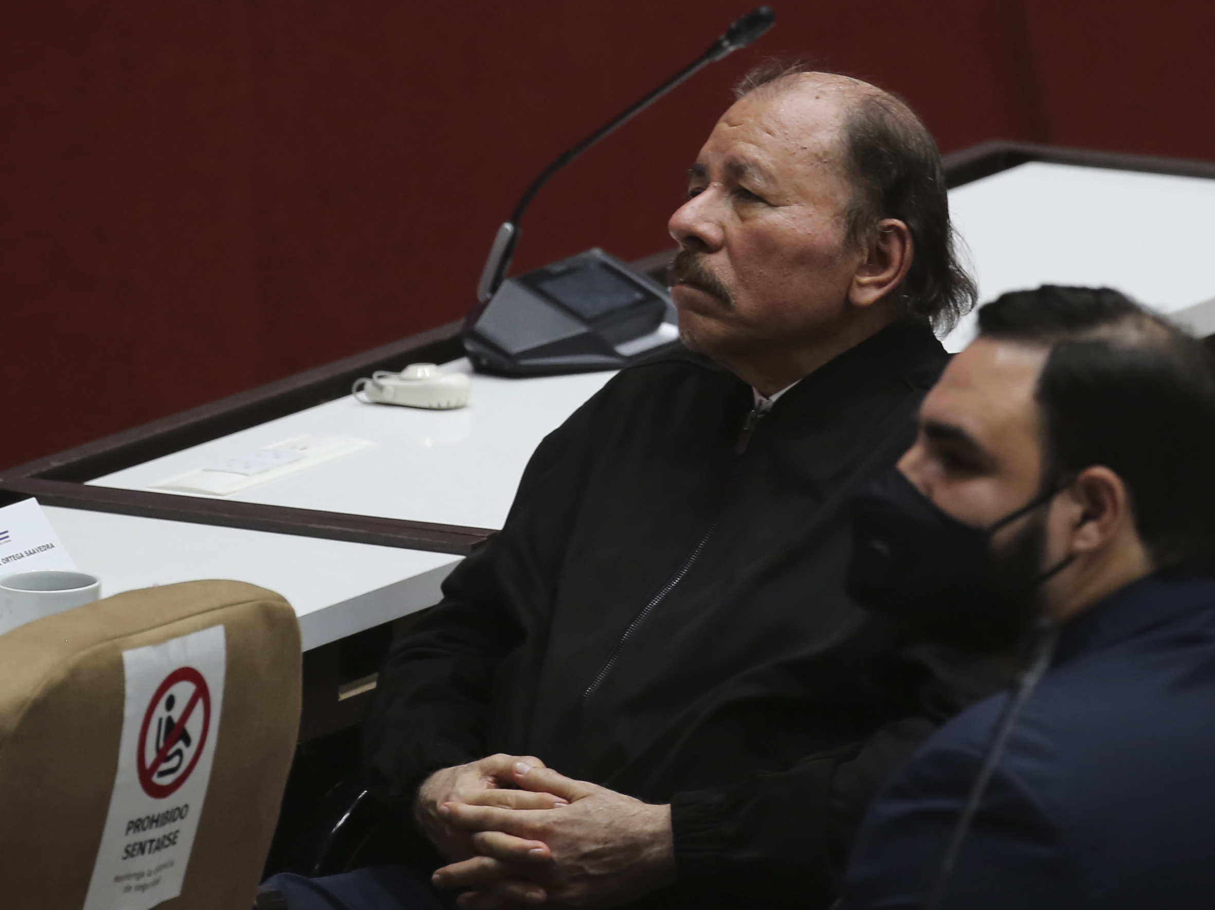 caption: Nicaragua's President Daniel Ortega is pictured in Havana, Cuba, in December 2021. The Biden administration is dramatically ratcheting up pressure on Ortega's government in Nicaragua.