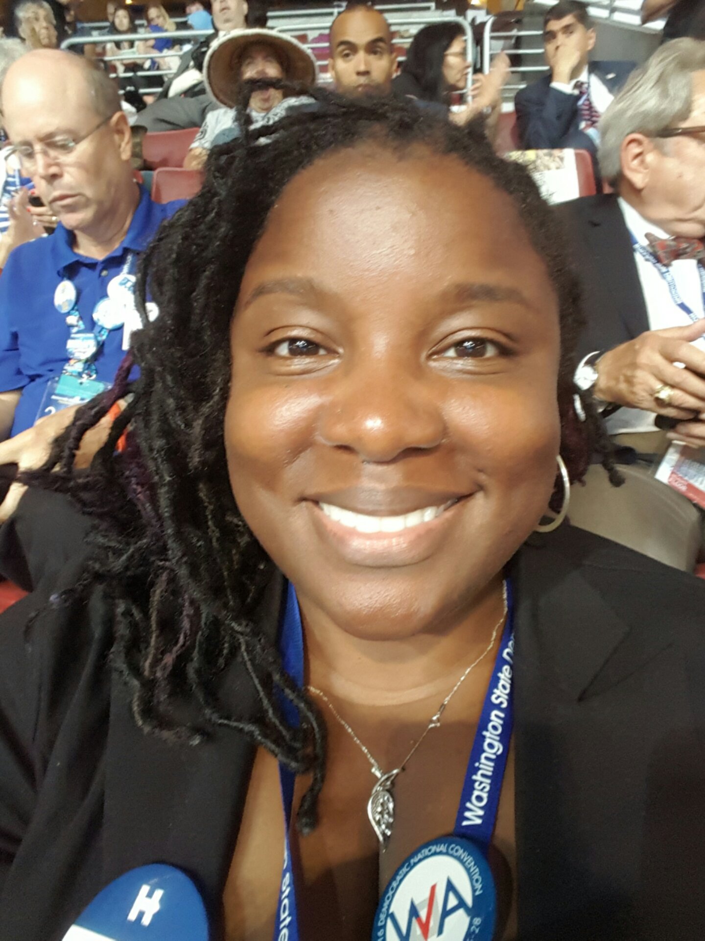 caption: Washington Democratic delegate Jamian Smith.