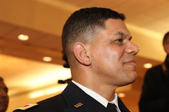 caption: Brig. Gen. Mark Quander will assume a new leadership post at West Point this spring or summer. One challenge will be to confront extremism in the ranks of the military.