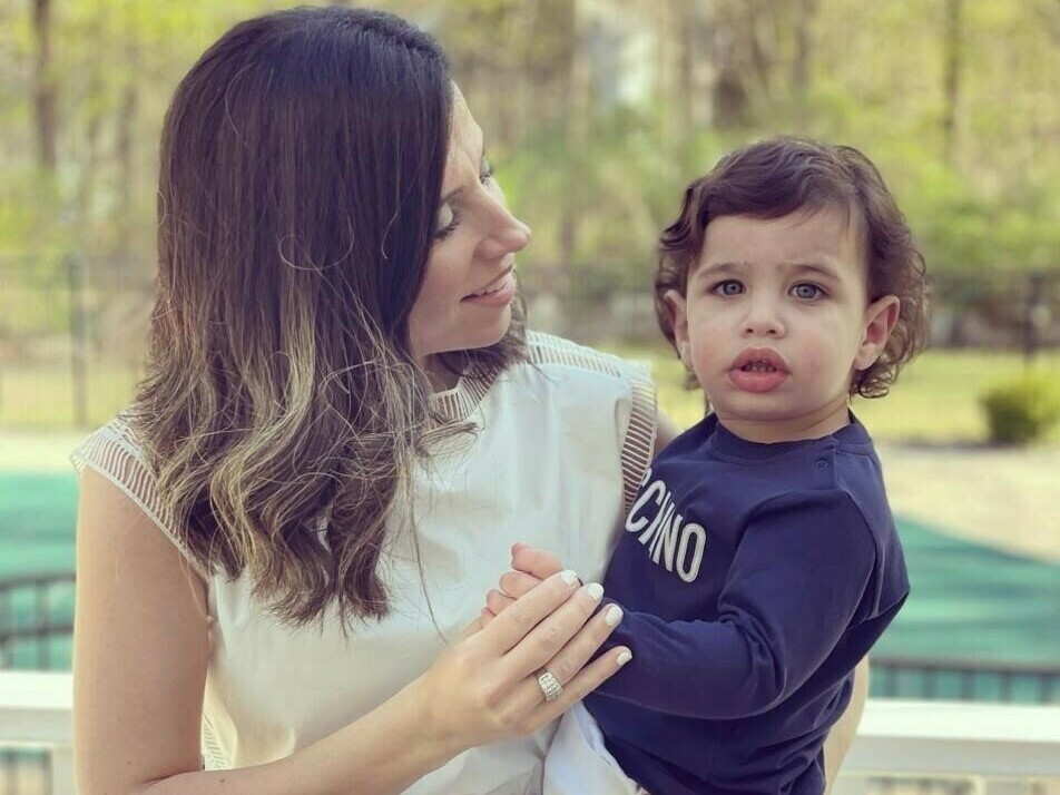 caption: American mother and Massachusetts resident Wafaa Abuzayda, her husband and their baby have been stuck in Gaza since the siege began. They are among an estimated 1,700 people with European and U.S. citizenships who are trapped in the Gaza strip.