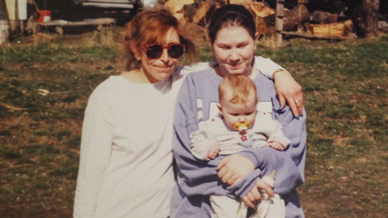 caption: Carolyn DeFord poses with her mother and daughter in La Grande, Oregon in their last photograph together before Leona disappeared in 1999.Courtesy of Carolyn DeFord