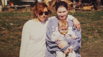 caption: Carolyn DeFord poses with her mother and daughter in La Grande, Oregon in their last photograph together before Leona disappeared in 1999.Courtesy of Carolyn DeFord