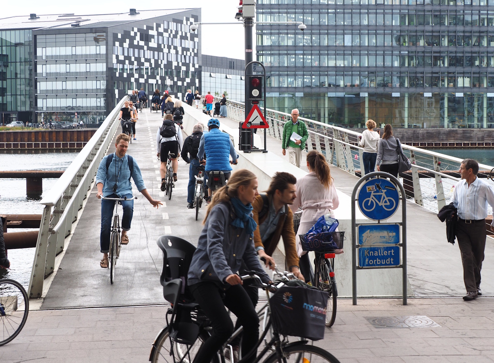 caption: Cyclists in Copenhagen