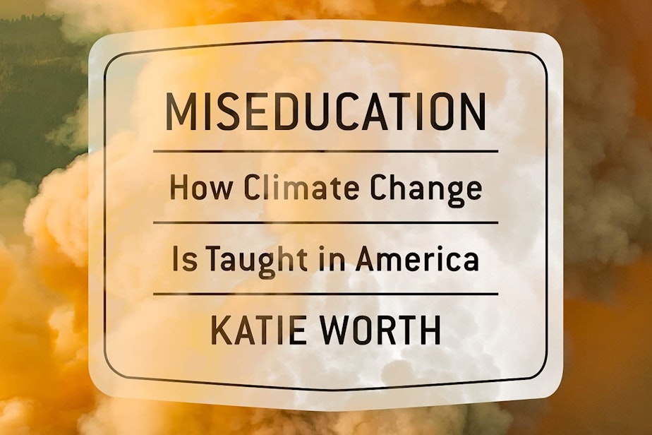 caption: Katie Worth's new book 'Miseducation'