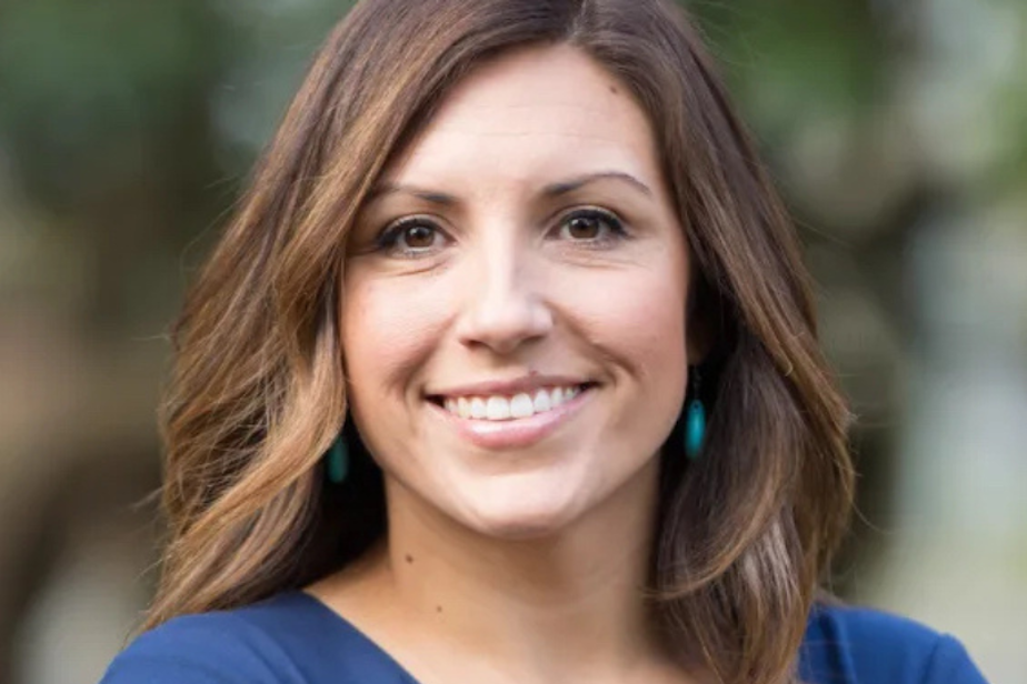 caption: Teresa Mosqueda is a Seattle city council member. She announced her campaign for King County Council on Feb. 2, 2023. 
