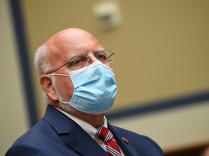 caption: Robert Redfield, director of the Centers for Disease Control and Prevention, is calling on Americans to do their part to contain the coronavirus as flu season comes into view.