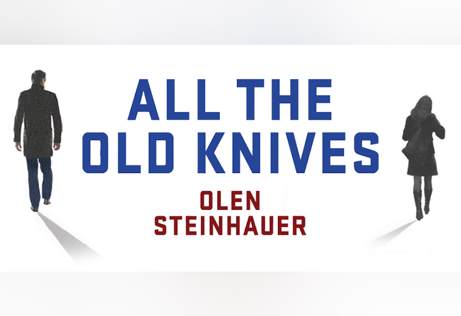 caption: Olen Steinhauer's thrilling novel, "All the Old Knives."