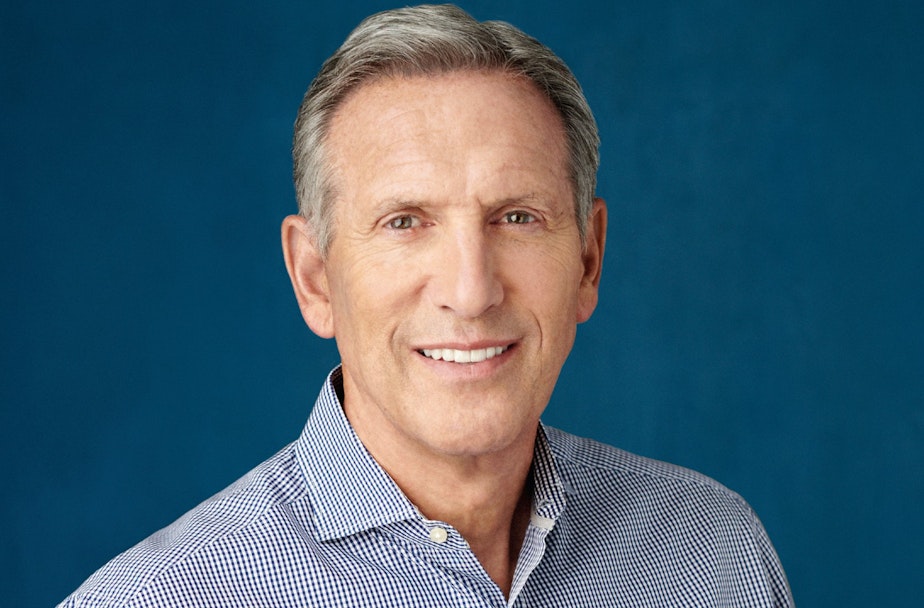 caption: Former Starbucks CEO Howard Schultz