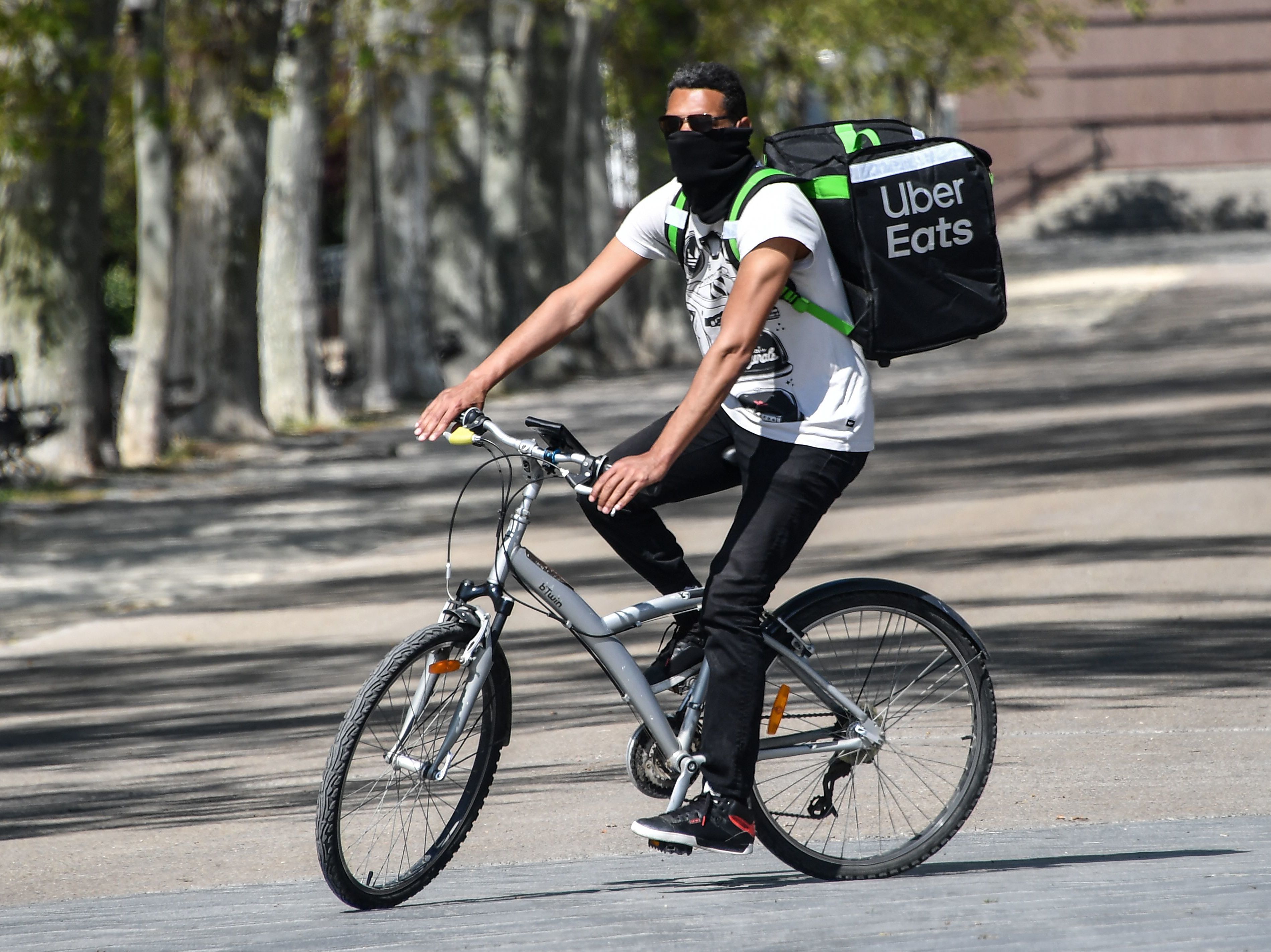 uber eats sign up bike