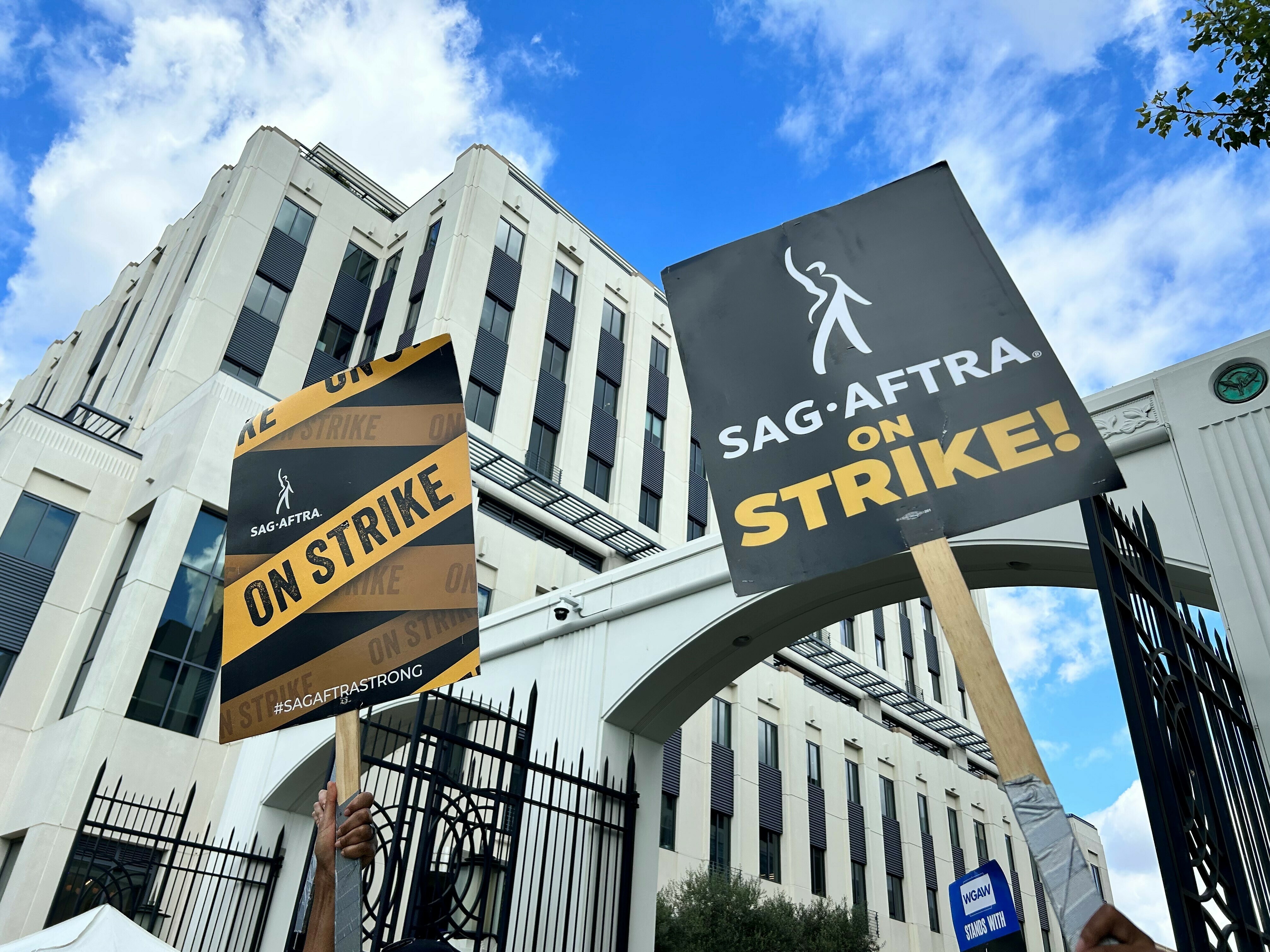 caption: The SAG-AFTRA strike went on for nearly four months.