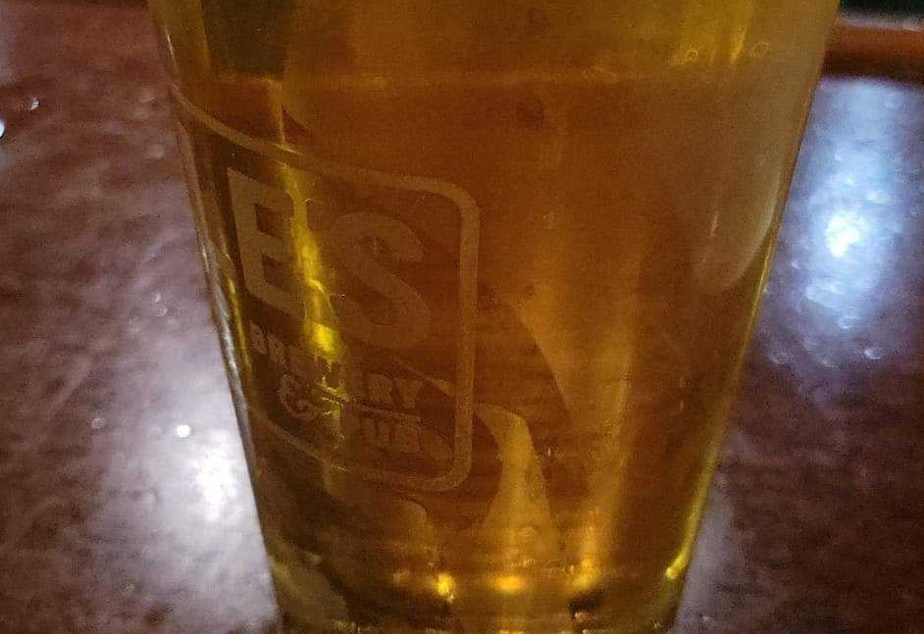 caption: A beer at Hales Ale