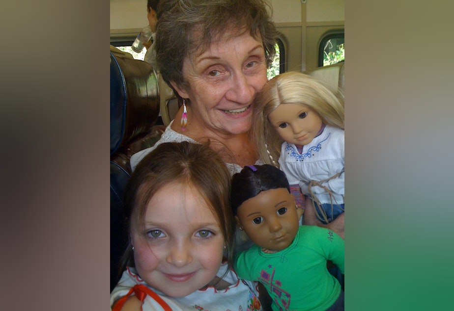 caption: KUOW reader Marilyn Perles.
