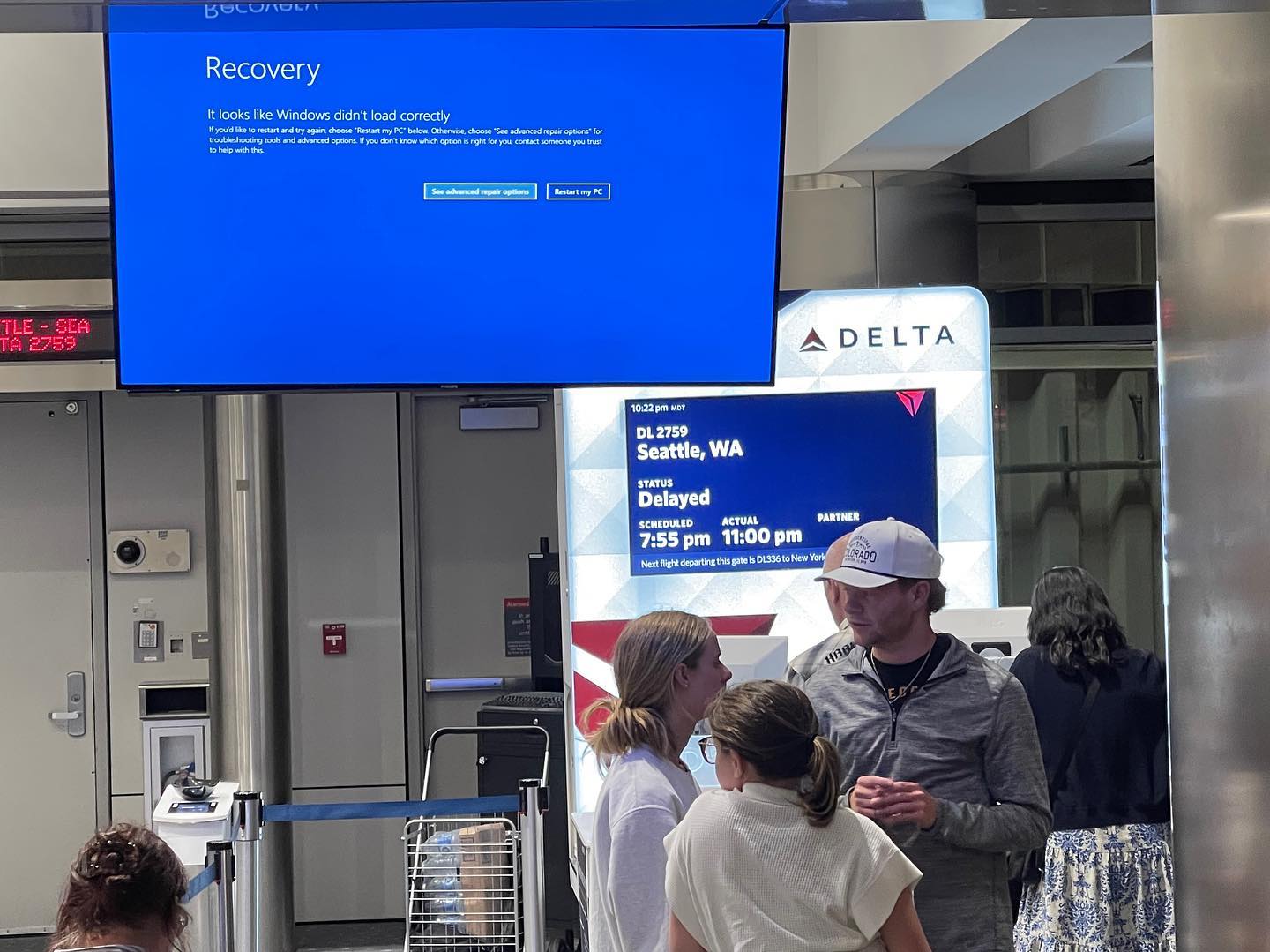 KUOW - Feds investigate Delta Air after mass cancellations, customer  complaints