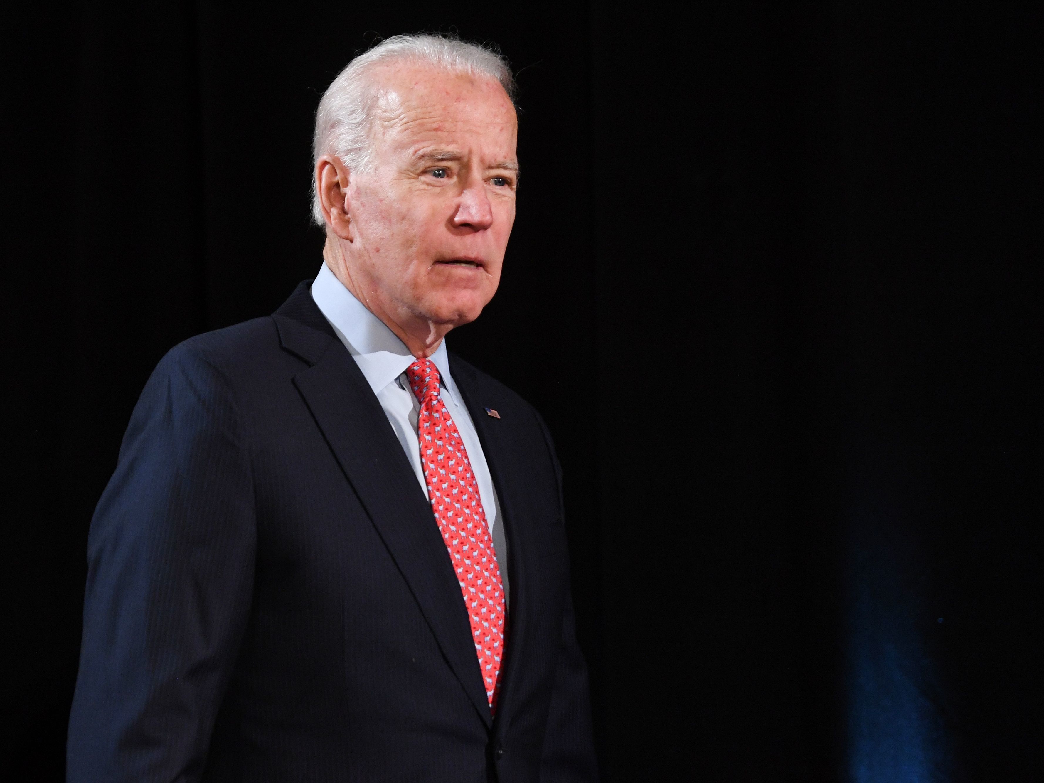 caption: Former Vice President Joe Biden, the presumptive Democratic presidential nominee, faces an allegation of sexual assault from 1993.