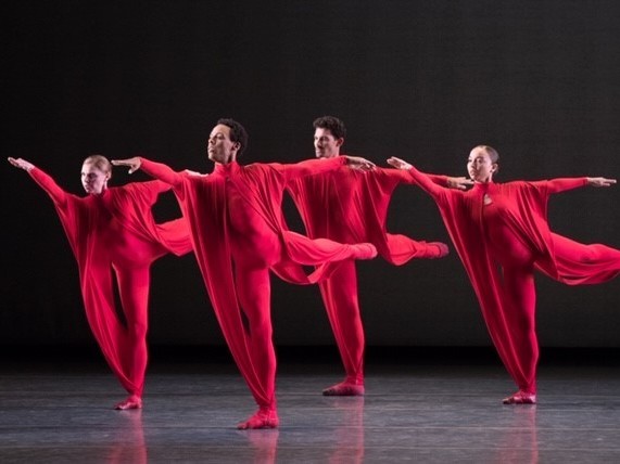caption: Dancers from Miami City Ballet and Dance Theatre of Harlem perform the Pam Tanowitz work <em>Gustave Le Gray No. 1</em>, commissioned by the Kennedy Center as part of its <em>Ballet Across America</em> series.