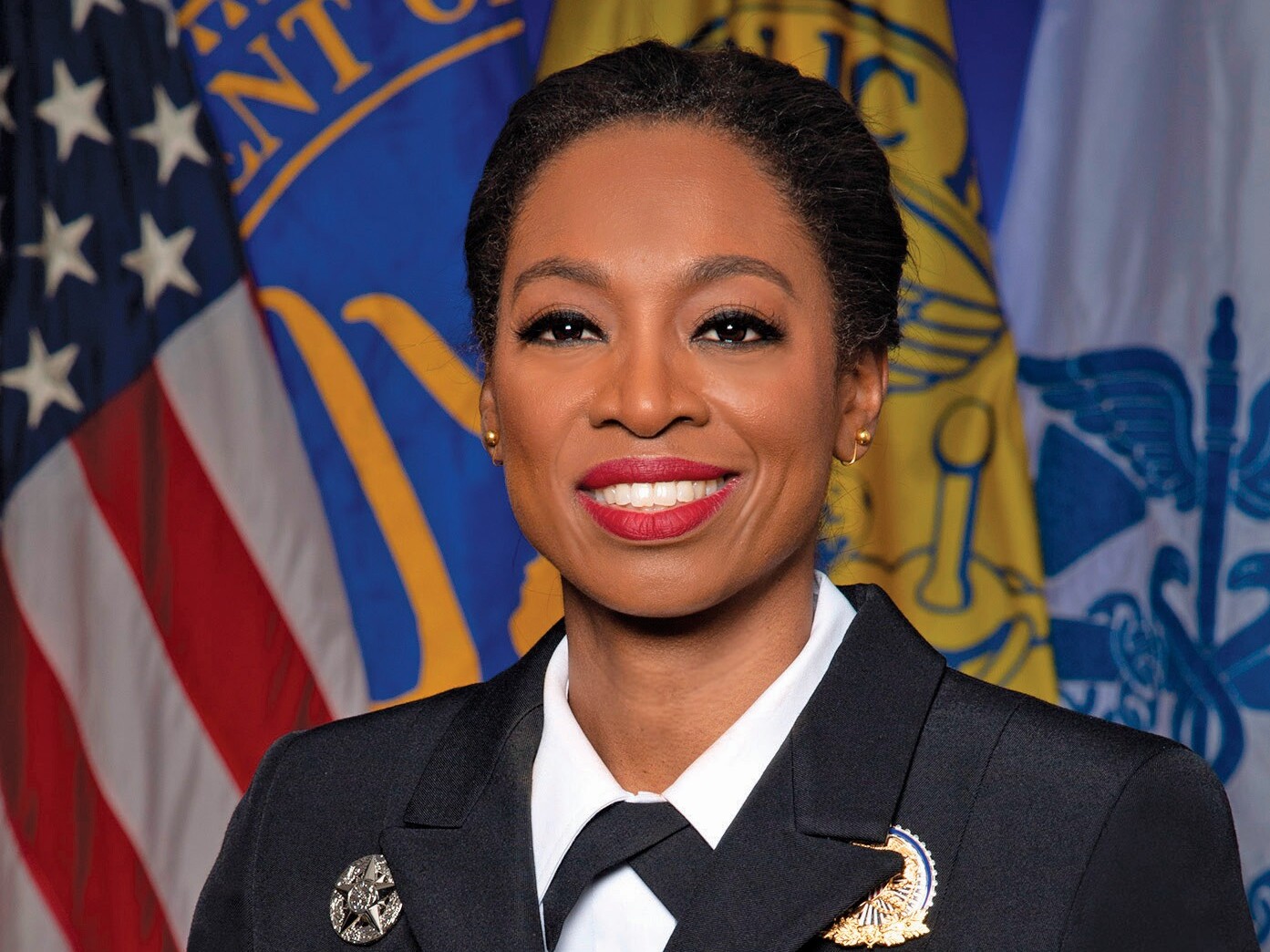 caption: Dr. Erica Schwartz is President Trump's nominee for CDC director.