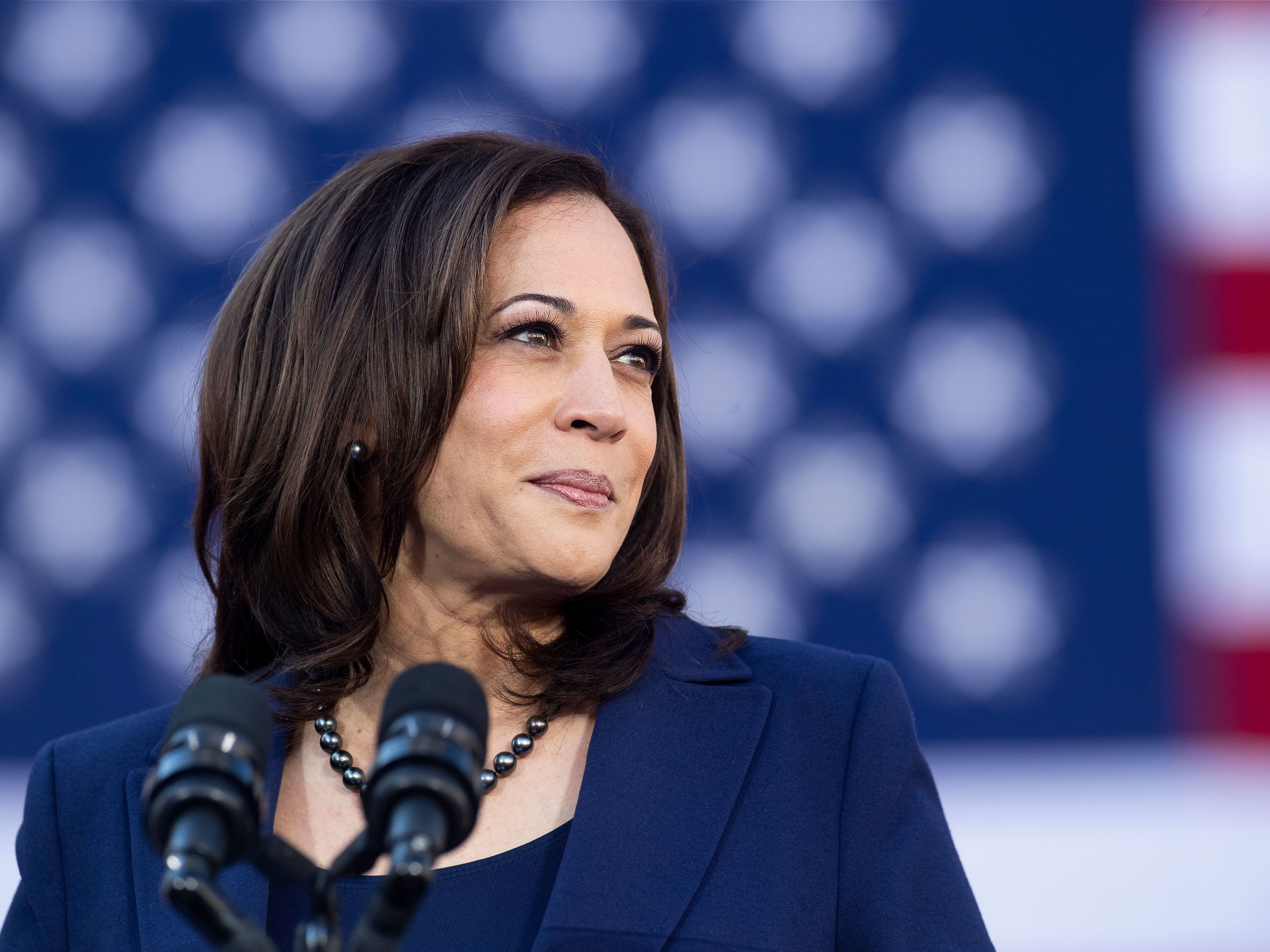 caption: Vice President-elect Kamala Harris is the first woman, the first Black person and the first Asian American elected to the second highest office in the United States.