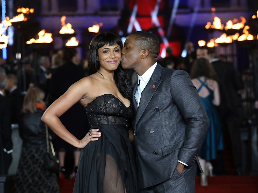 caption: Leslie Odom Jr. and Nicolette Robinson star in the new series "Love in the Time of Corona," created and directed by Joanna Johnson.