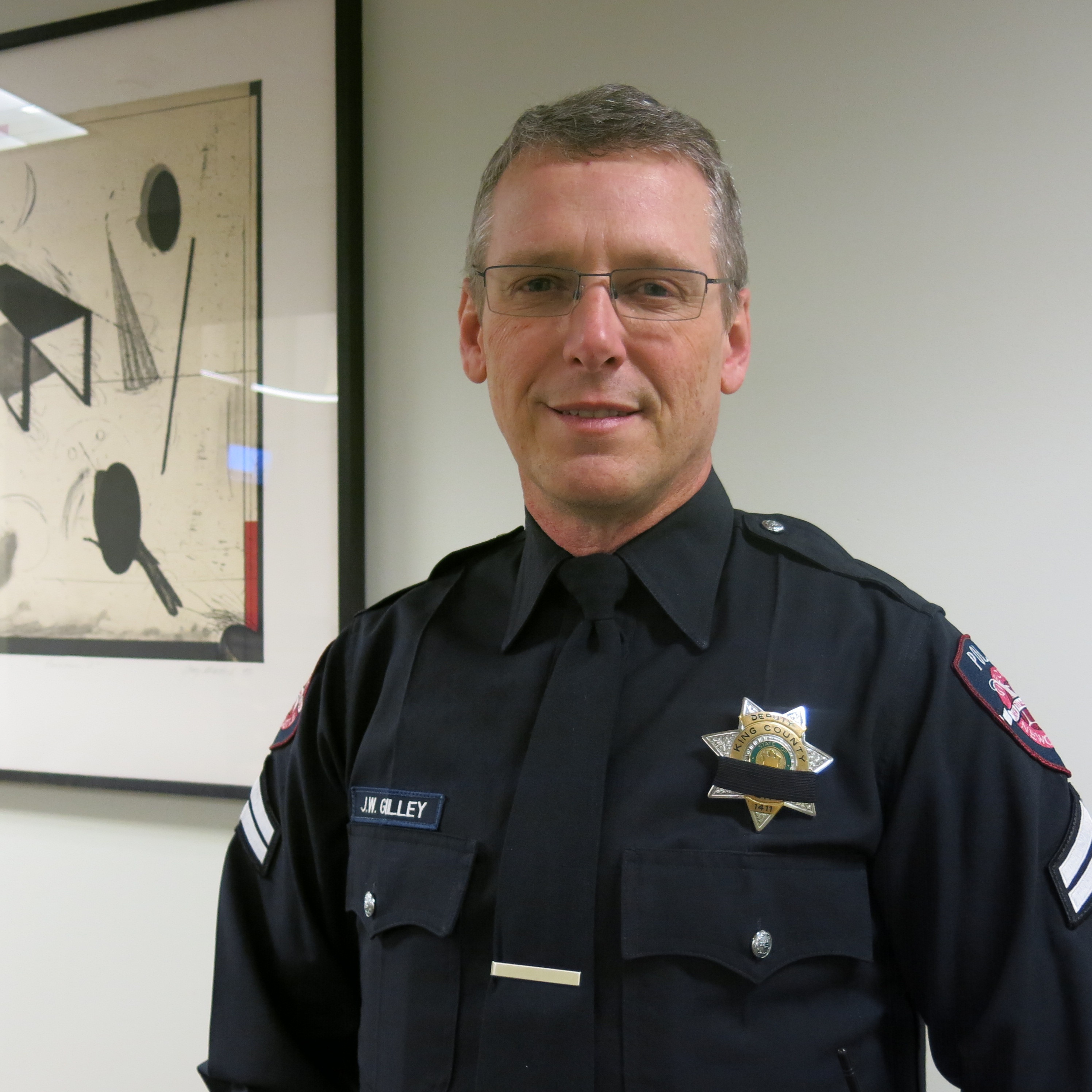 caption: Master Police Officer Jerry GIlley lost his partner Dep. Richard Herzog in 2002.