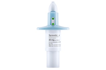caption: Spravato, the brand name for esketamine, a newly approved option for treatment-resistant depression.