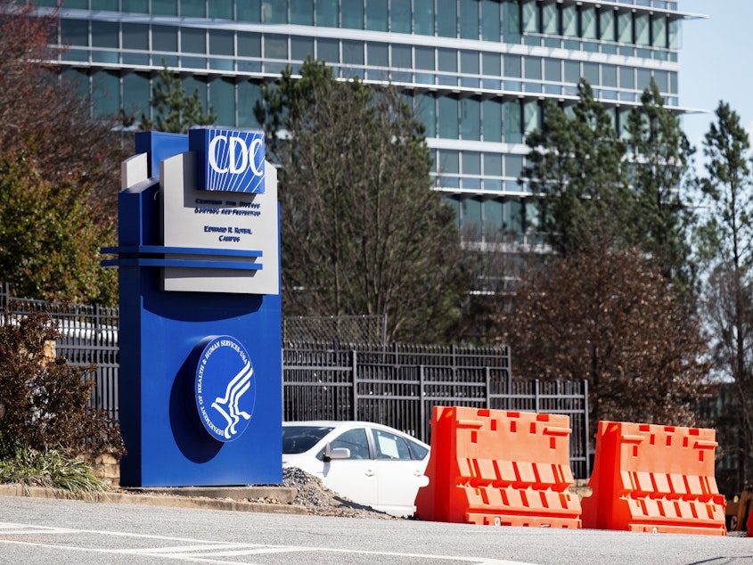 caption: The headquarters of the Centers for Disease Control and Prevention in Atlanta. On Wednesday, the CDC recommended that people as young as 12 get the Pfizer COVID-19 vaccine.