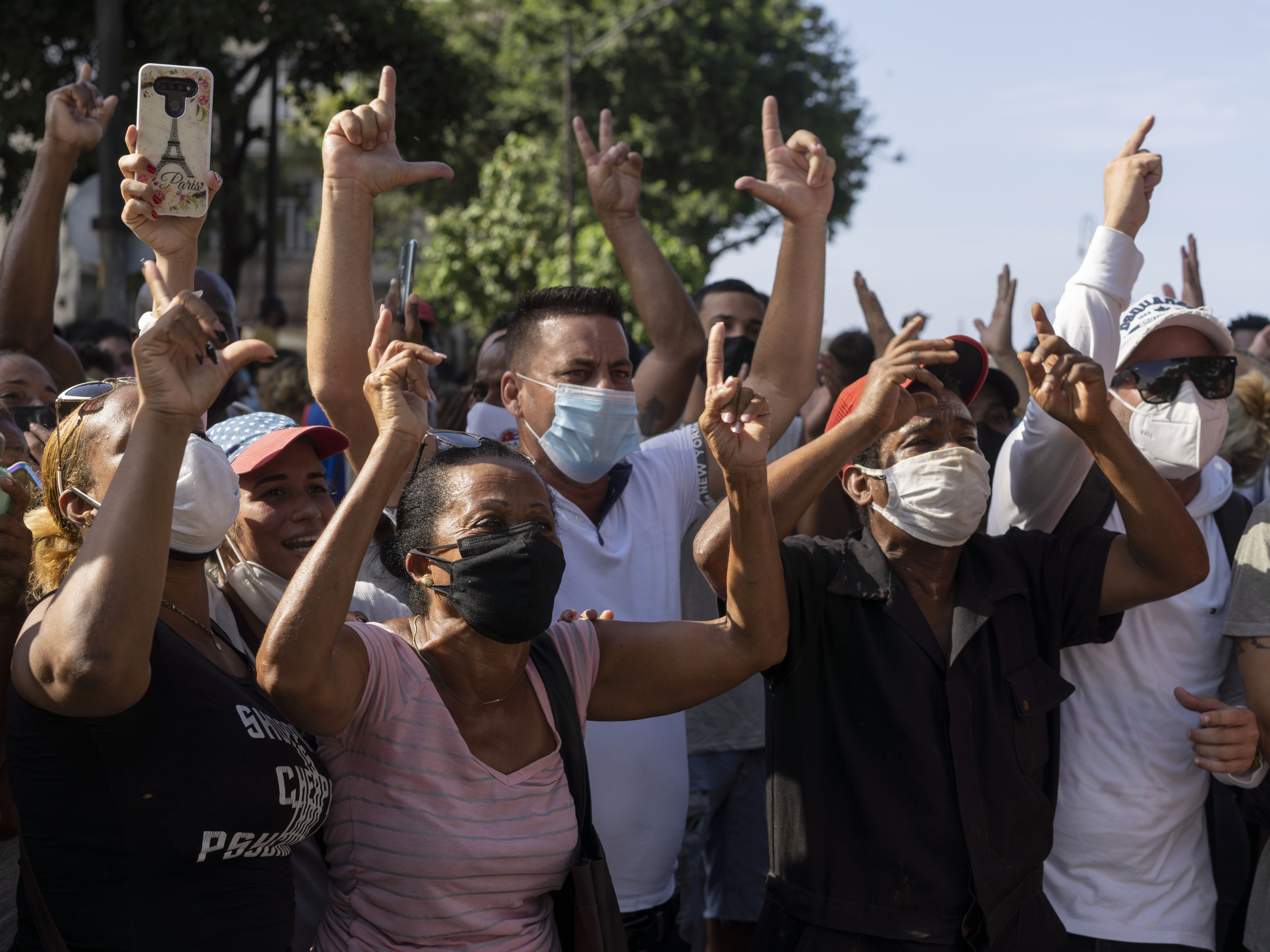 caption: Cubalex, a U.S.-based organization of human rights lawyers, estimates about 148 anti-government protesters have been arrested, detained or disappeared since Sunday.