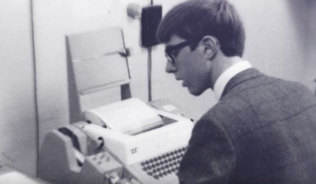 caption: A young Paul Allen.