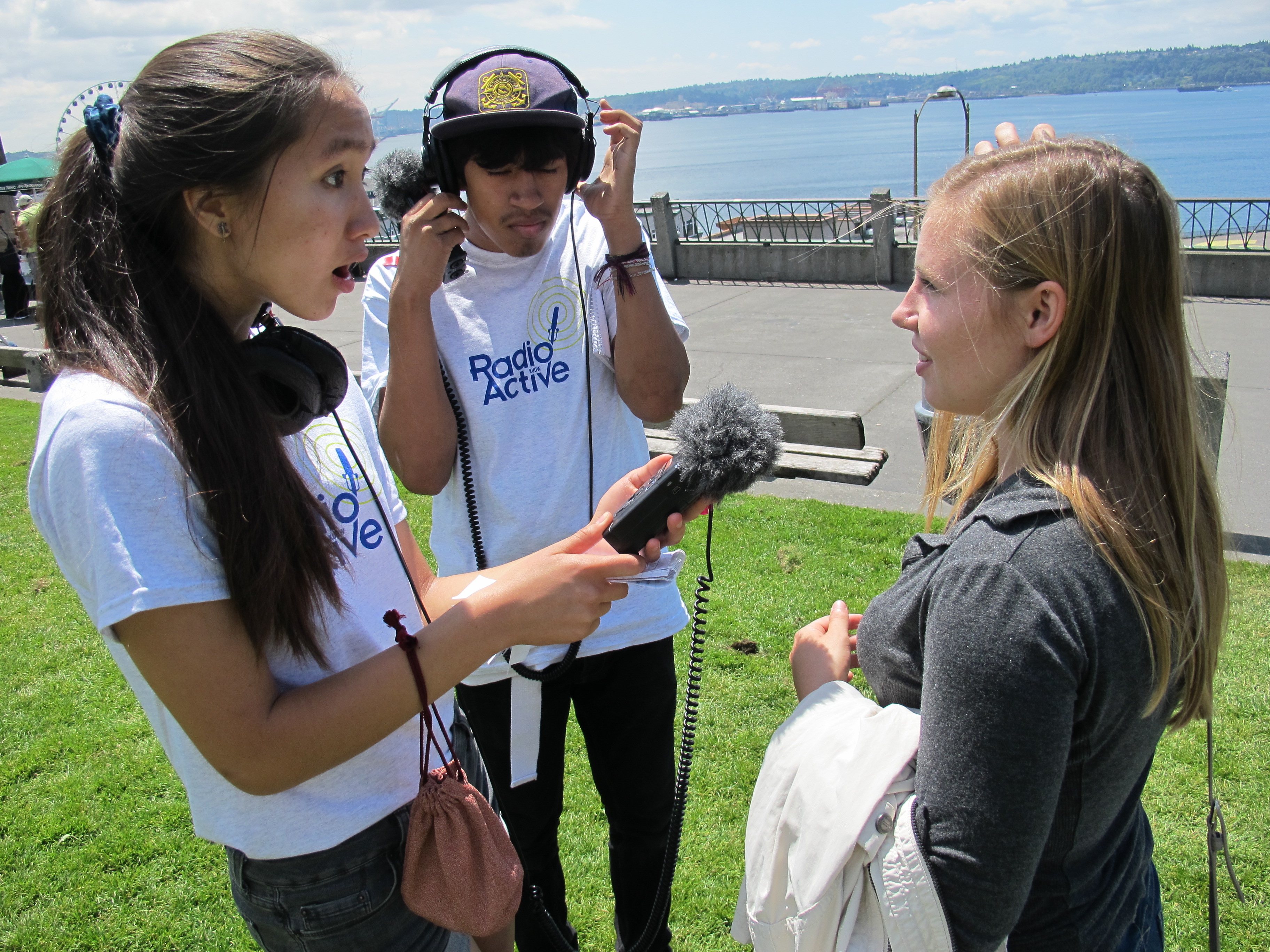 caption: RadioActive reporter Rachel Lam