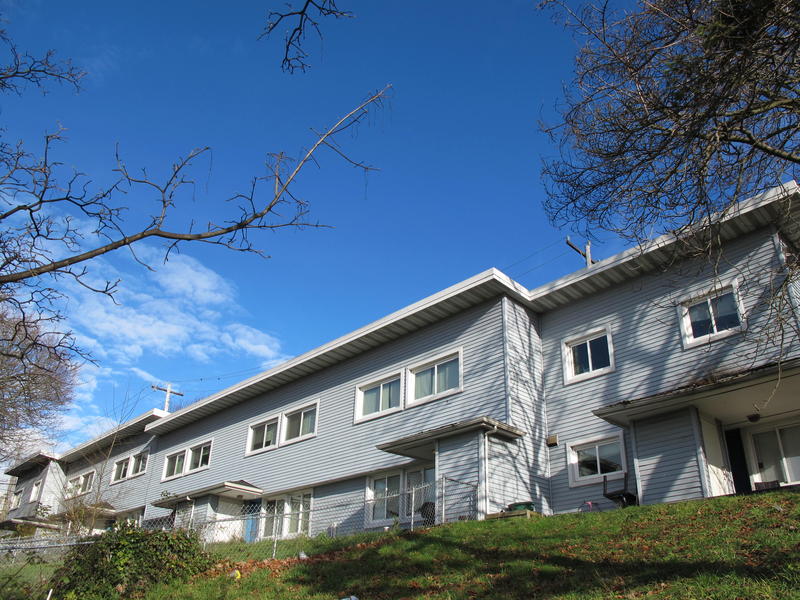 caption: Housing in the Yesler Terrace area.
