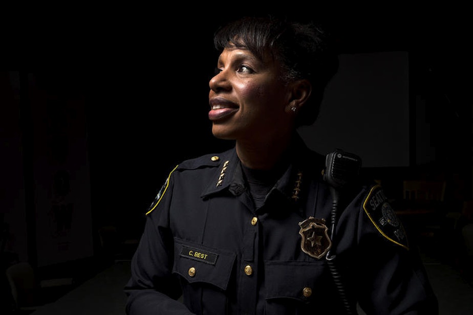 caption: Carmen Best was Seattle Police Chief from 2018 to 2020. 
