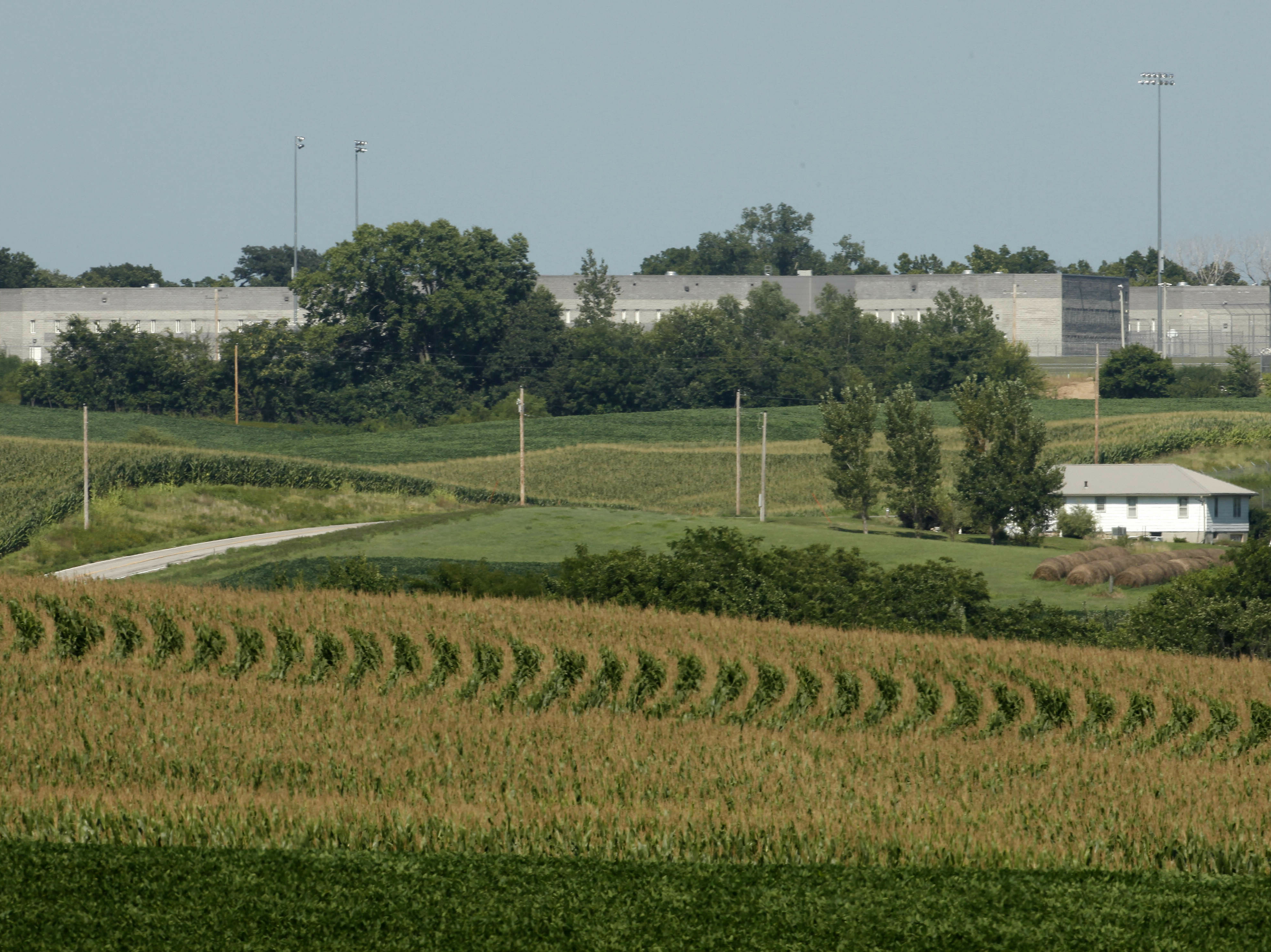 caption: Chelsea Manning was held at this military prison at Fort Leavenworth, Kan., pictured in 2009.