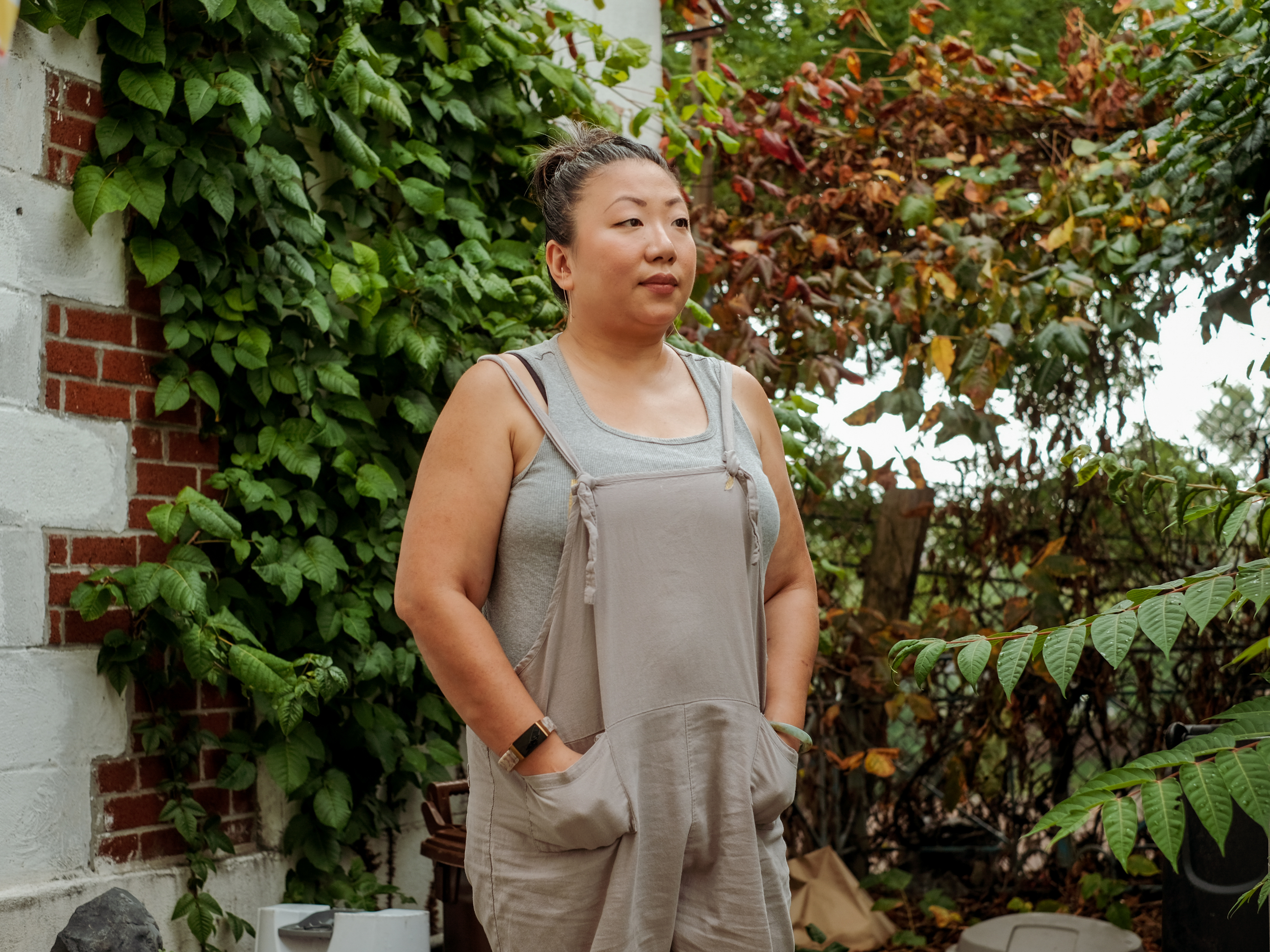 caption: After losing several family members to COVID-19, Paullette Healy says she isn't ready to send her son back into classrooms this fall.