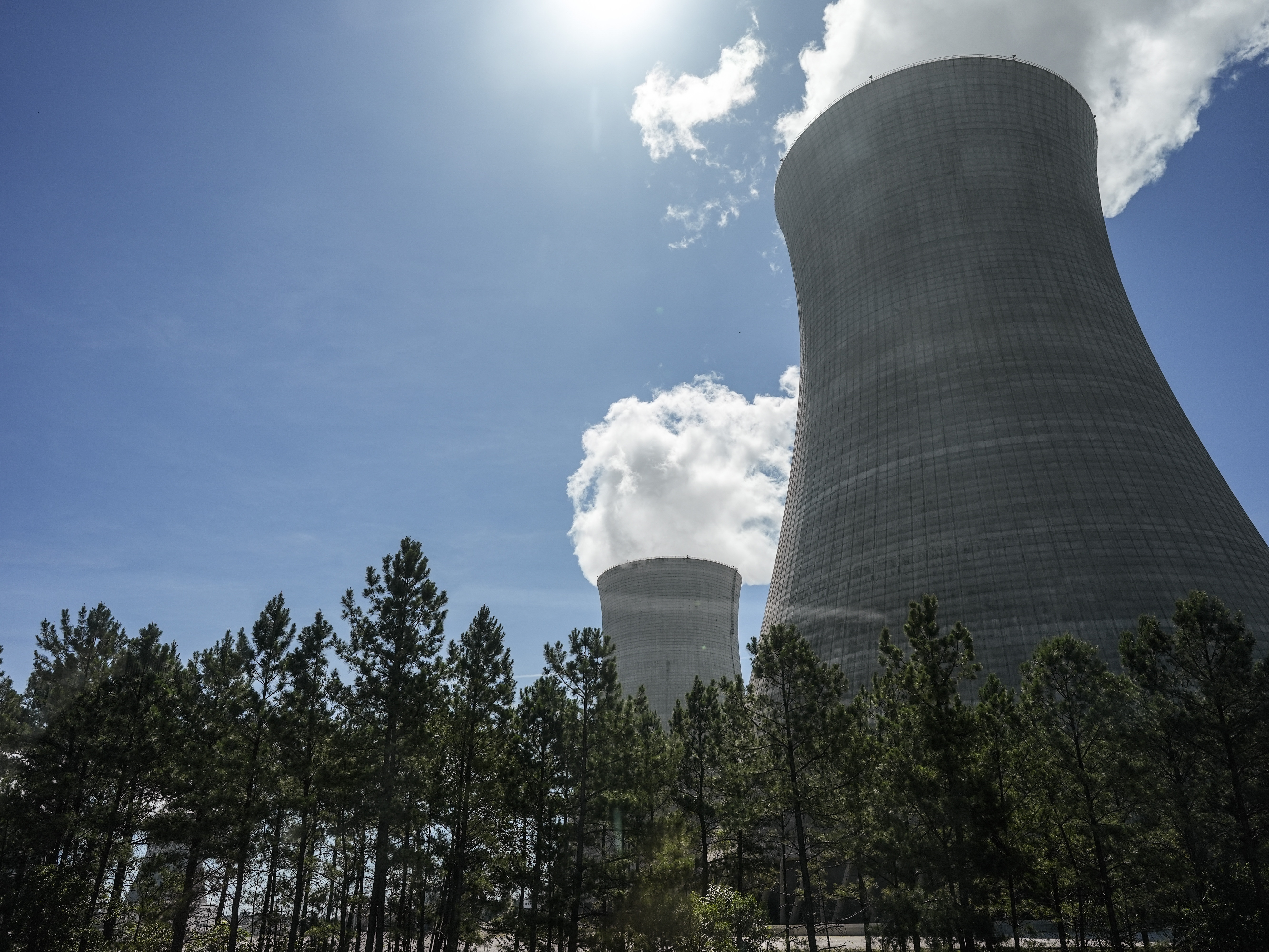 caption: Cooling towers at the nuclear reactor facility at the Alvin W. Vogtle Electric Generating Plant in Georgia. The Nuclear Regulatory Commission is an independent agency charged with overseeing safety at the nation's reactors.