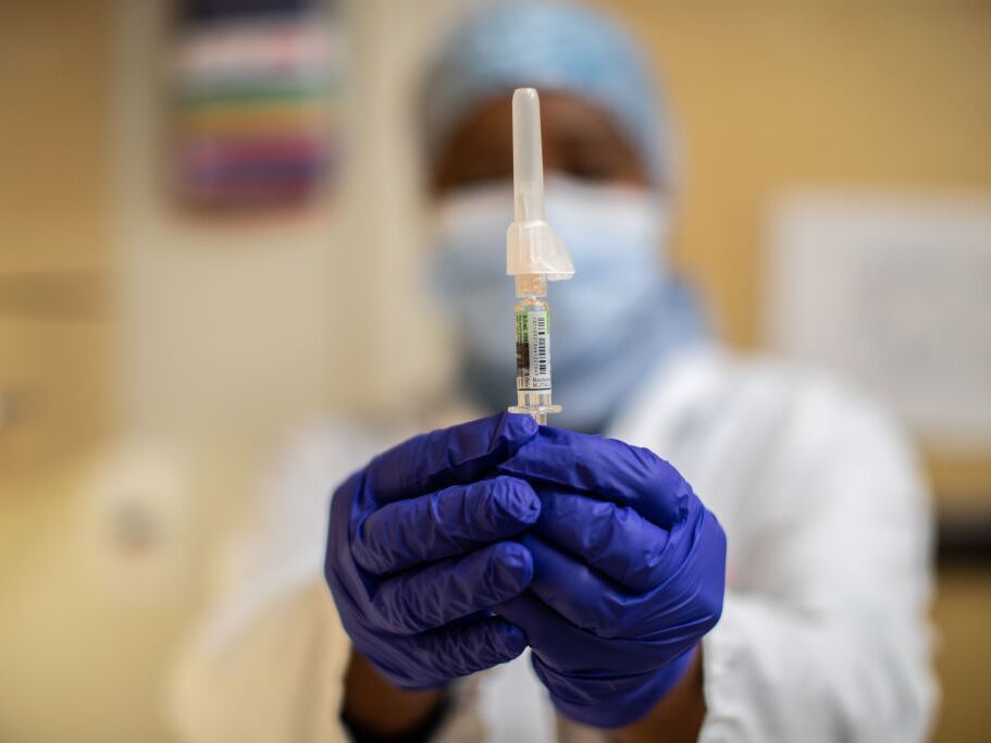 caption: Though most flu vaccines don't include the preservative thimerosal, advisers to the CDC have recommended against using it.