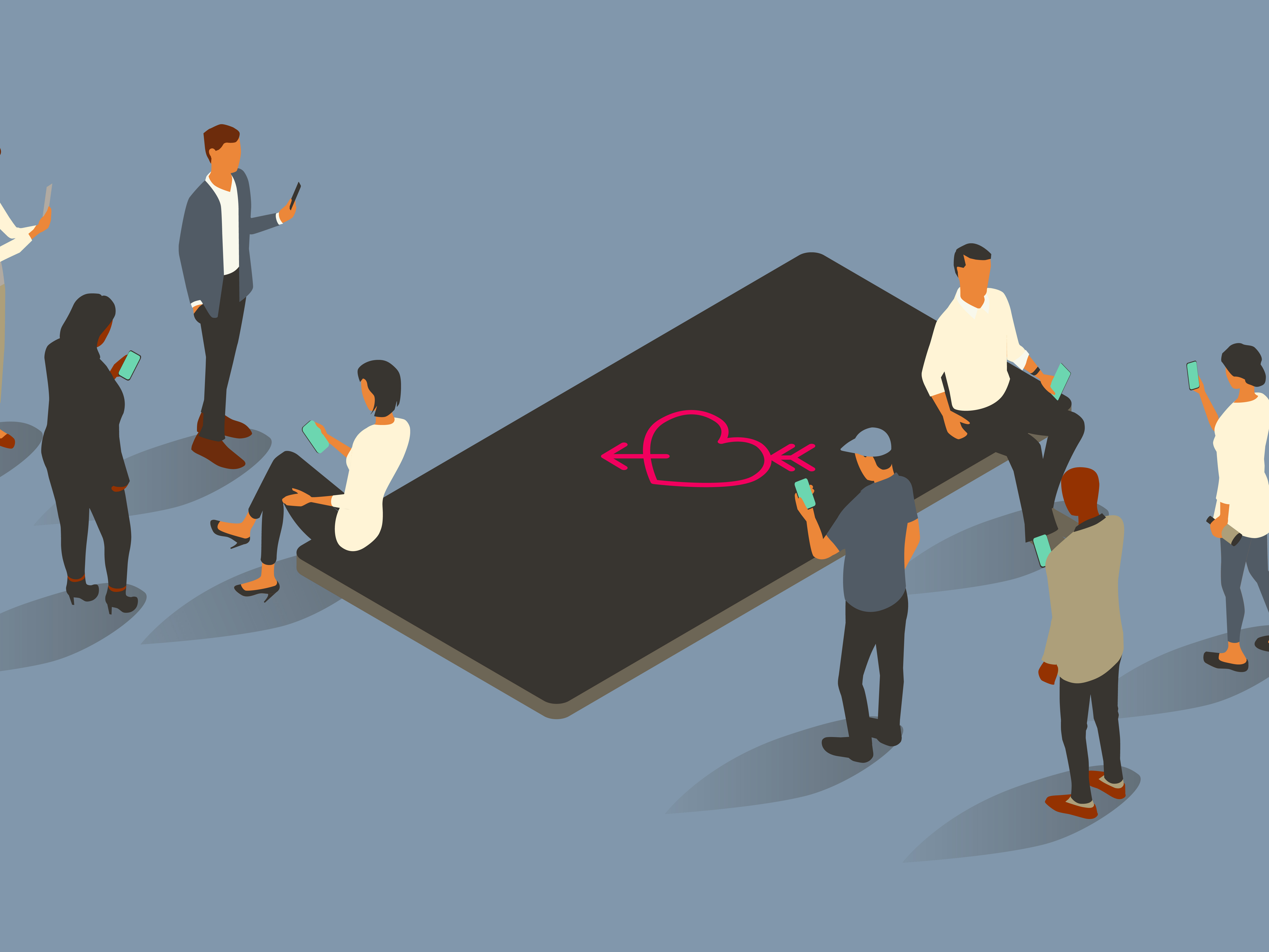 caption: Navigating romantic relationships at the office can be as treacherous as it is thrilling.