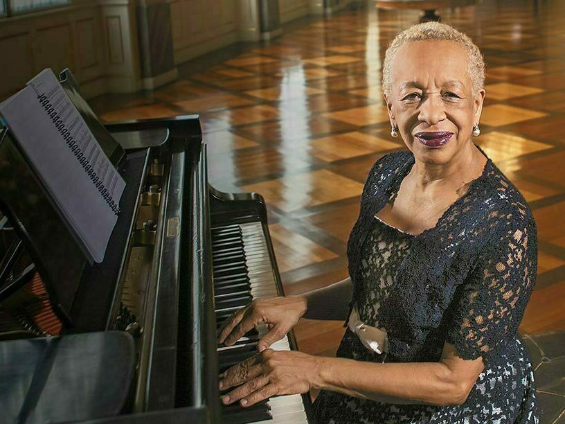 caption: Colombian pianist Teresita Gómez is a legendary figure in that country's classical music scene.