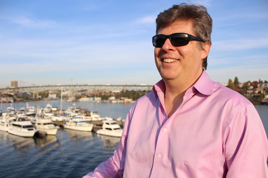 caption: Oren Etzioni on the roof deck at the Allen Institute for Artificial Intelligence