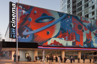 caption: The Seattle International Film Festival took over ownership of the city's beloved Cinerama movie theater in May 2023. It renamed it "SIFF Cinema Downtown."