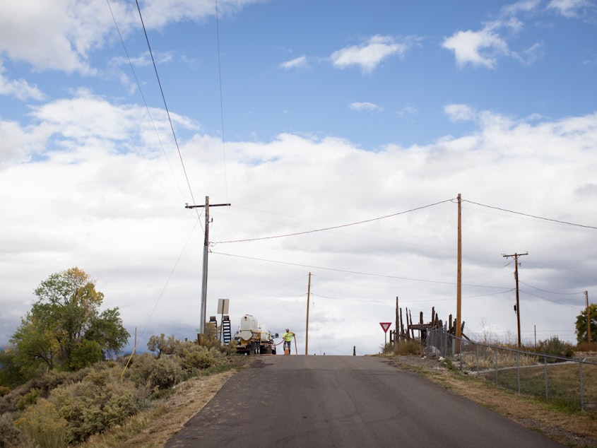 caption: In recent years, former coal miners were retrained to work with fiber optics, expanding high-speed Internet — and possible economic opportunities — to rural areas.