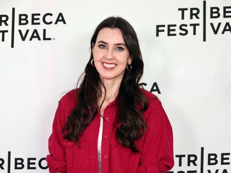 caption: <em>Washington Post</em> columnist Taylor Lorenz, who chronicles digital culture, is under review by the paper for a private chat on Instagram in which President Biden was labeled a "war criminal." She's shown here attending the <em>This Is Not Financial Advice</em> premiere during the 2023 Tribeca Festival in New York City.  