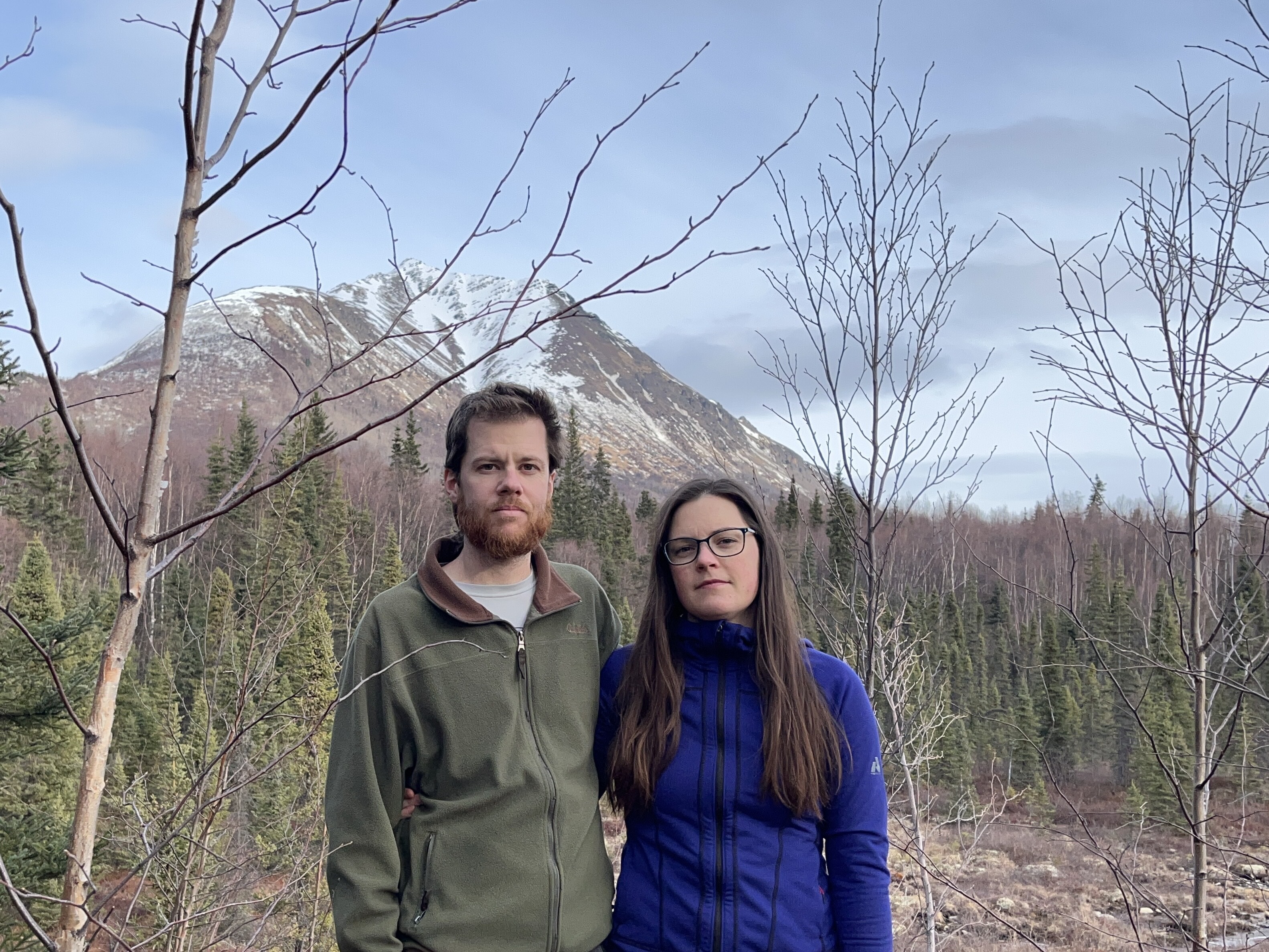 caption: Eileen and James Kramer in Alaska's Lake Clark National Park where they've worked for about the past decade. After getting promotions, they were both suddenly fired by the Trump administration earlier this month.
