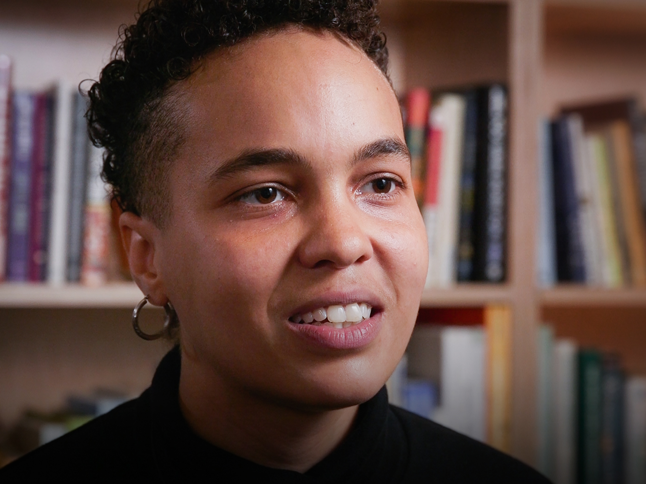 caption: Shari Davis presentation on the TED MainStage, as part of TED2020: Uncharted. July 02, 2020. Photo courtesy of TED.