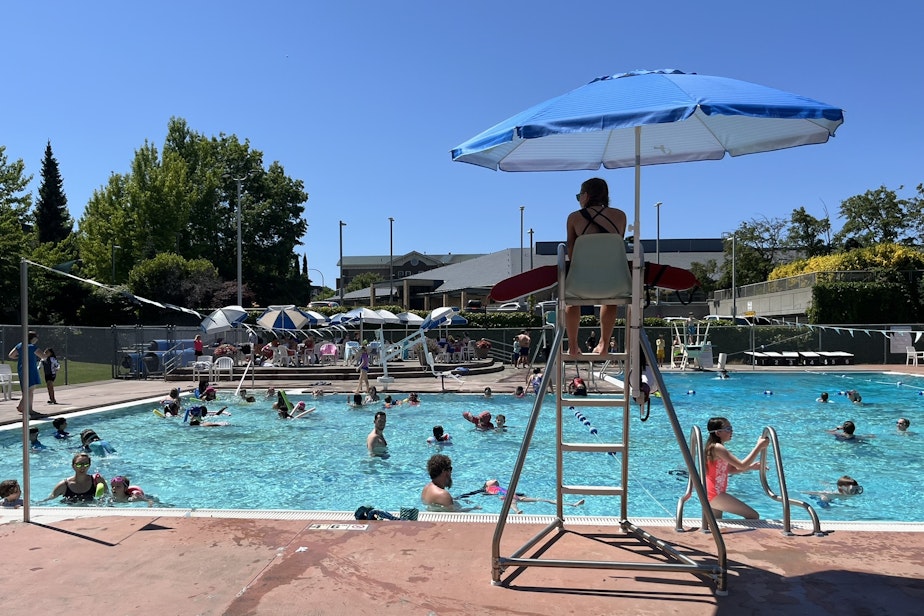 caption: The Peter Kirk Pool in Kirkland is open during the summer months only.
