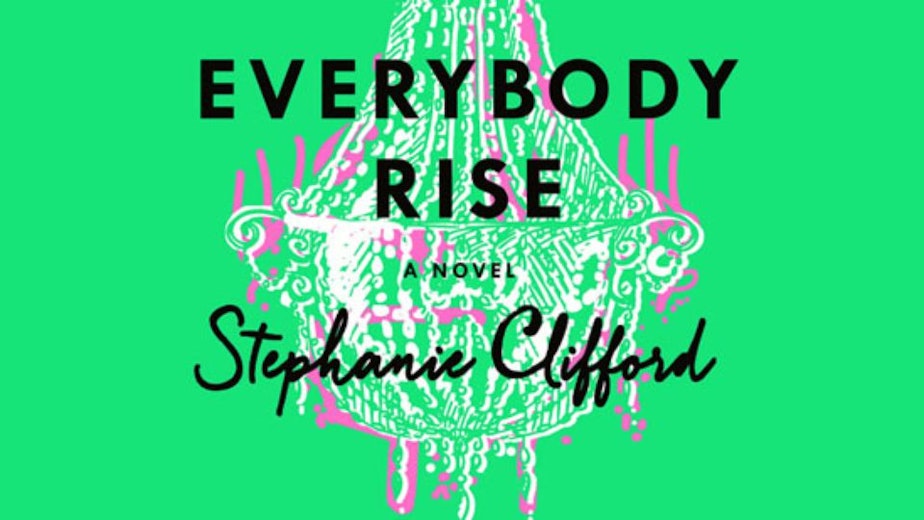 caption: Stephanie Clifford's novel, 'Everybody Rise.'