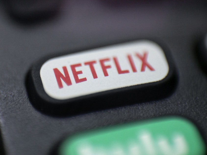 caption: Netflix says stronger competition, the Ukraine-Russia conflict and password sharing contributed to its first drop in customers in a decade.