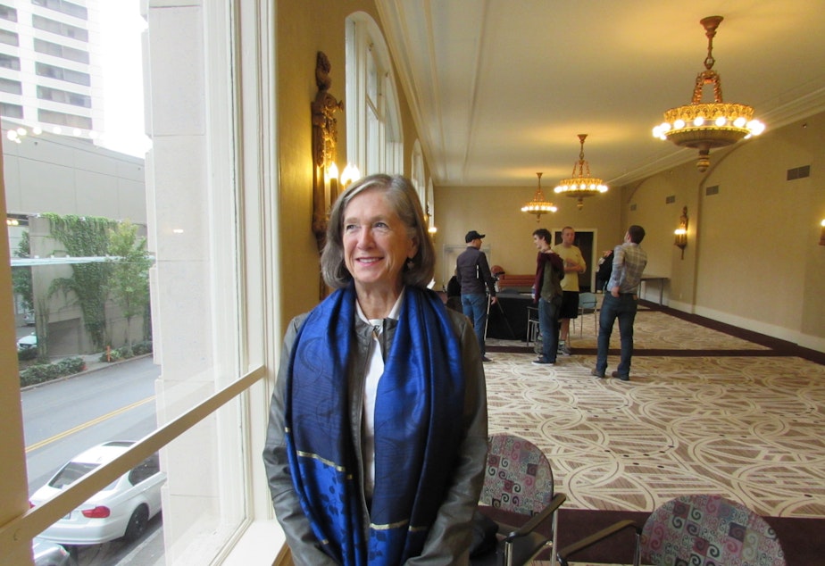 caption: Judie Zersen, 75, auditioned because of "a passionate desire" to meet Norwegian family. Zersen missed a chance to visit Norway, back in the 1960s, and it's been a great regret. "But now it's possible."