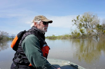 caption: John Carlon of River Partners says restoring floodplains can help take pressure off downstream levees by storing floodwaters, as well as providing much-needed wildlife habitat.