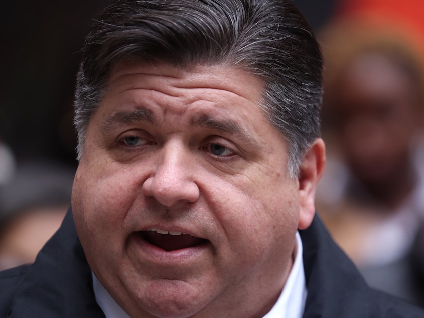 caption: Illinois Gov. J.B. Pritzker declared a state of emergency in Illinois on Monday to help respond to the monkeypox outbreak.