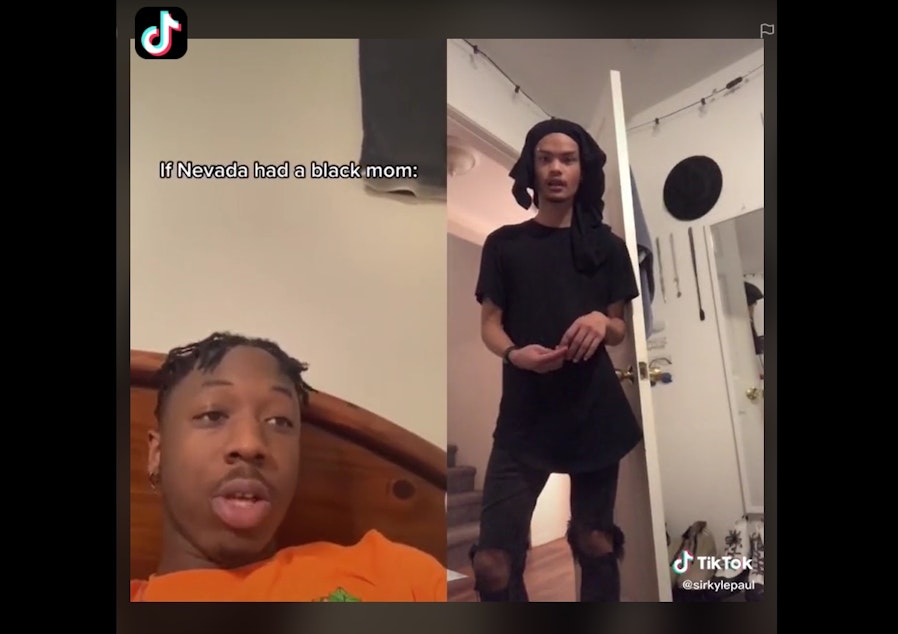 caption: On TikTok this video has been shared thousands of times, hours after it was posted on Nov. 5.